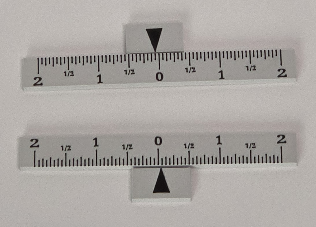 Rolling Down The Lane™ Magnetic Zero-Center Ruler & Pointer System