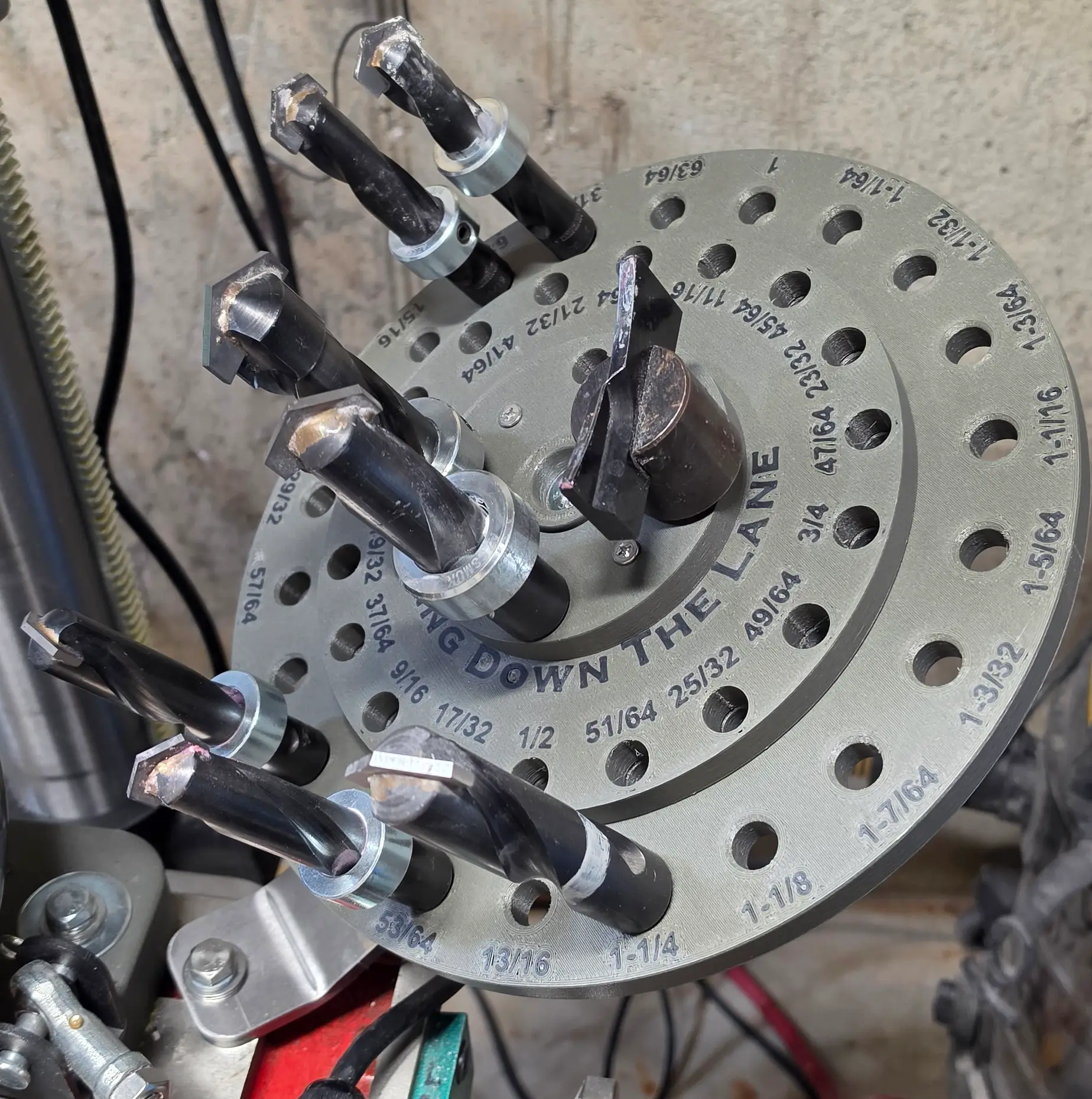 Rolling Down The Lane™ Drill Bit Carousel