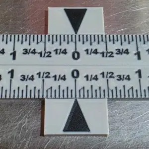 Rolling Down The Lane™ Magnetic Zero-Center Ruler & Pointer System